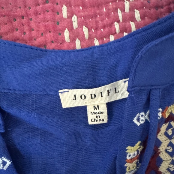 Embroidered Blue Top - Picture 6 of 6